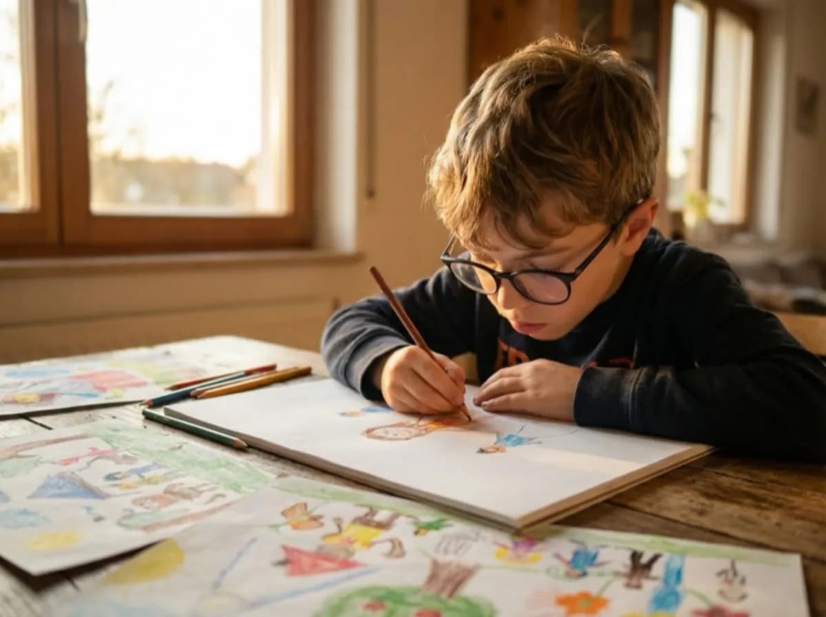 Yannis als Kind – frühe Neugier