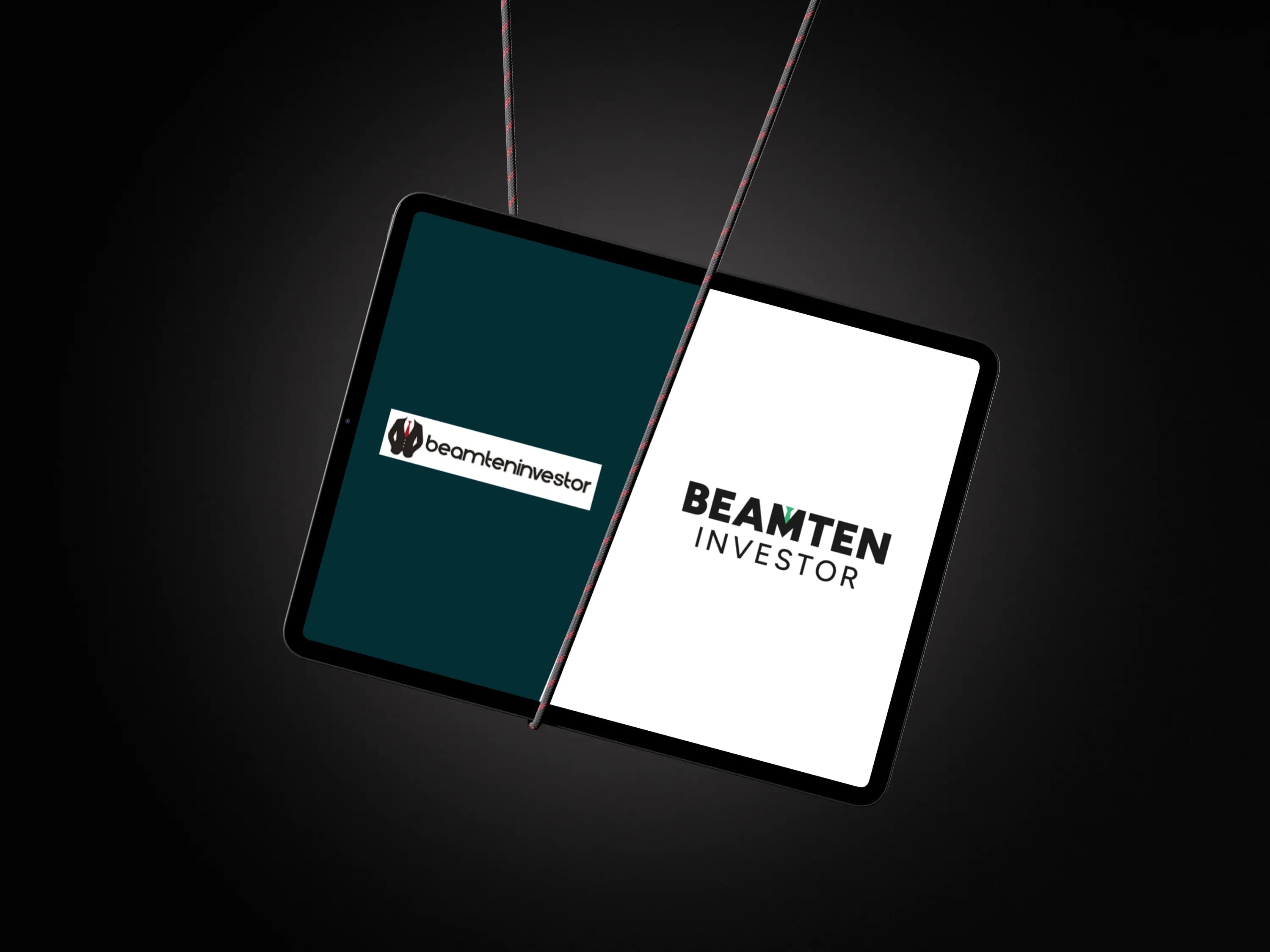 Beamteninvestor Logo Vorher-Nachher Vergleich