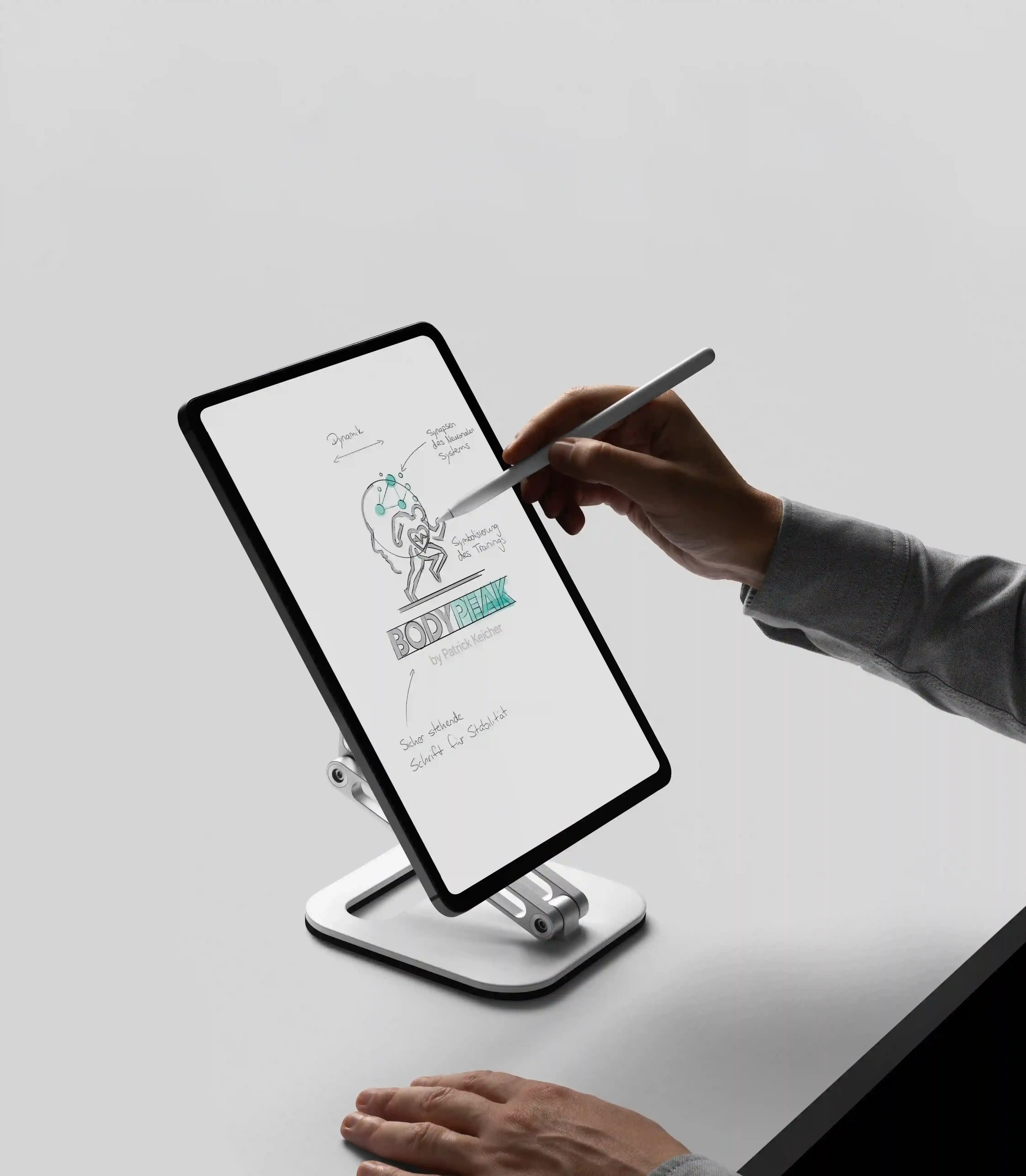 BodyPeak Logo Entstehungsprozess