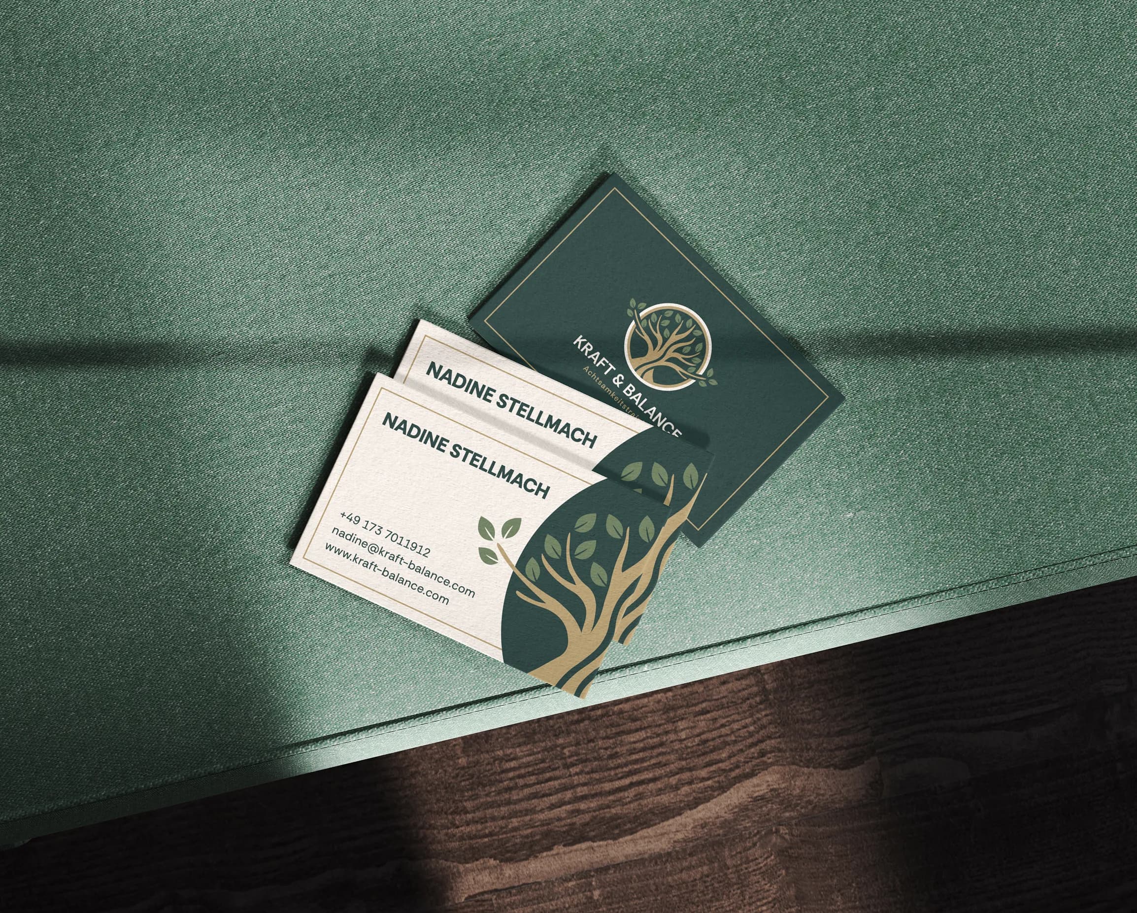 Kraft & Balance Branding Detail